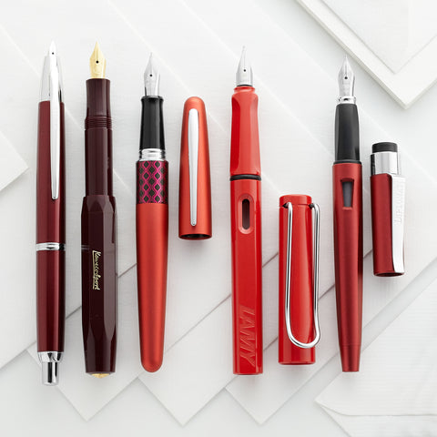 Red Fountain Pens