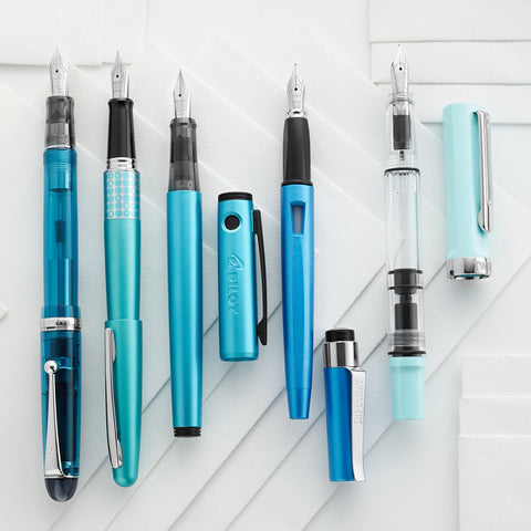 Turquoise & Teal Fountain Pens