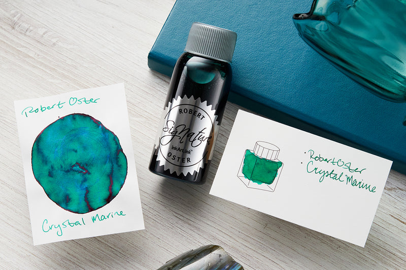 Robert Oster Crystal Marine: Ink Review