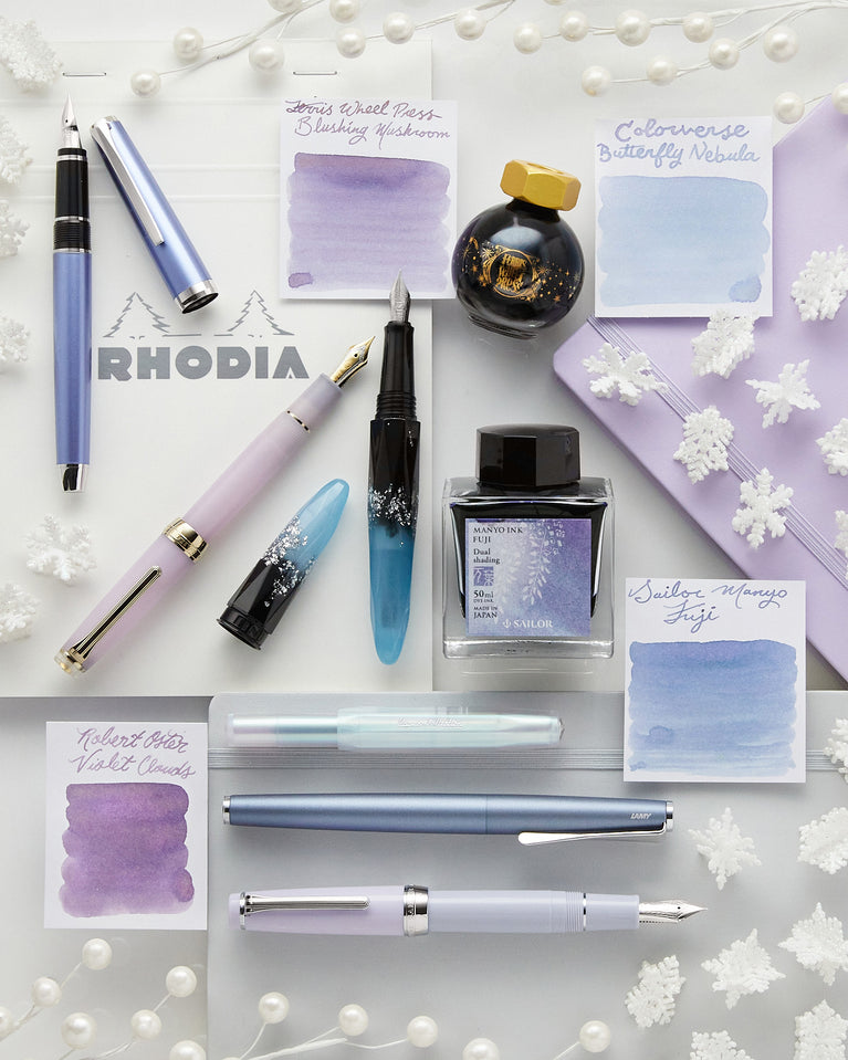 Winter Writing 2022 fountain pens and inks